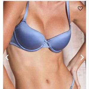 NWOT Fleur du Mal seamless luxe balconette silk bra 30D